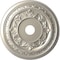 Ekena Millwork Baltimore PVC Medallion (Canopies up to 7 3/4"), 22"OD x 3 1/2"ID x 1"P, Bright Coat Aluminum CMP22BABAL - alternate 1